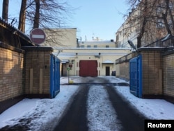 An entrance of the Lefortovo prison, in Moscow, Russia, Nov. 30, 2018.