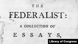 The Federalist Papers cover page