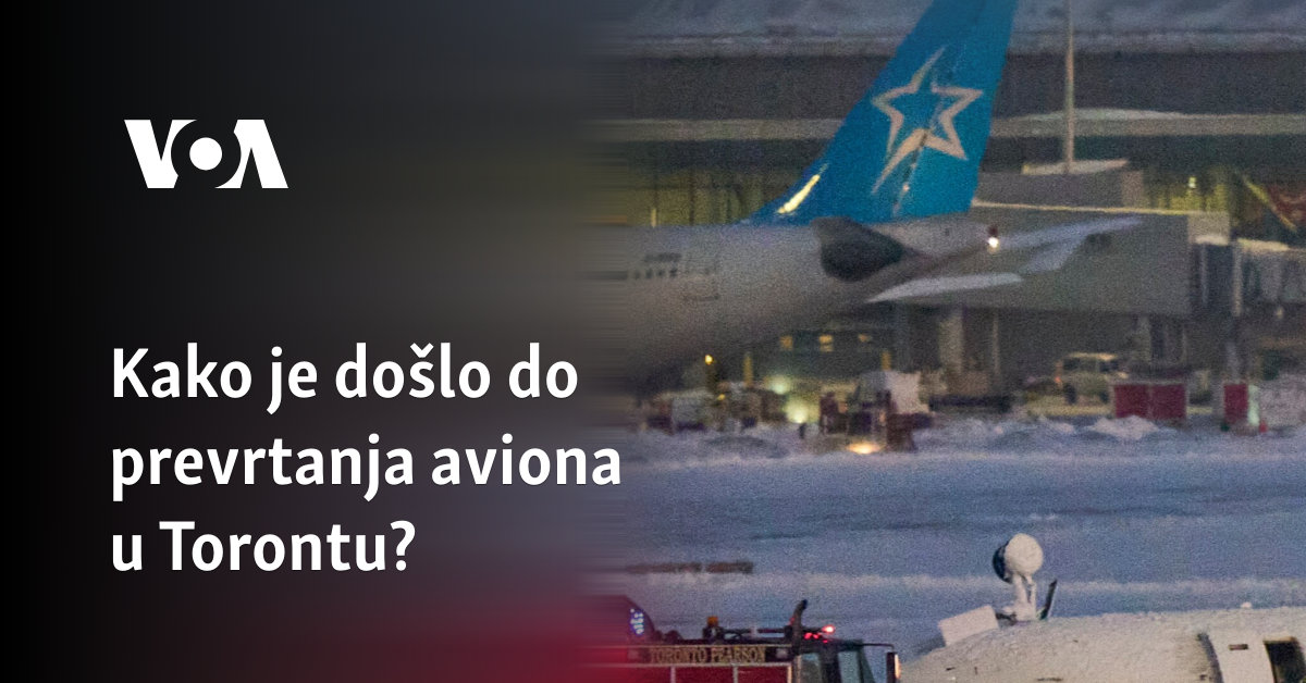 Kako je došlo do prevrtanja aviona u Torontu?