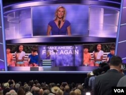 Conservative radio host Laura Ingraham speaks at the Republican National Convention in Cleveland, July 20, 2016.