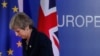 La première ministre britannique, Theresa May, lors du sommet européen à Bruxelles le 22 mars 2019.