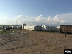 A refugee camp in Kurdistan, April 2016. (S. Behn / VOA)
