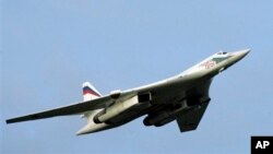 El bombardero ruso TU-160, capaz de portar misiles crucero con cabezas nucleares.