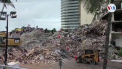 Posible demolición del edificio parcialmente derrumbado al norte de Miami Beach 