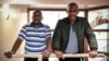Les survivants tutsis du massacre de Bisesero, Eric Nzabihimana et Bernard Kayumba, à Paris, le 24 juin 2019.