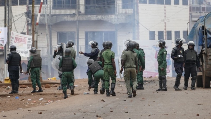Une manifestation de l'opposition dispersée par les forces de l'ordre à Conakry