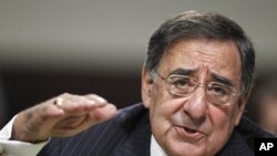 Defense Secretary nominee, CIA Director Leon Panetta, testifies on Capitol Hill in Washington, before the Senate Armed Service Committee hearing on his nomination, June 9, 2011