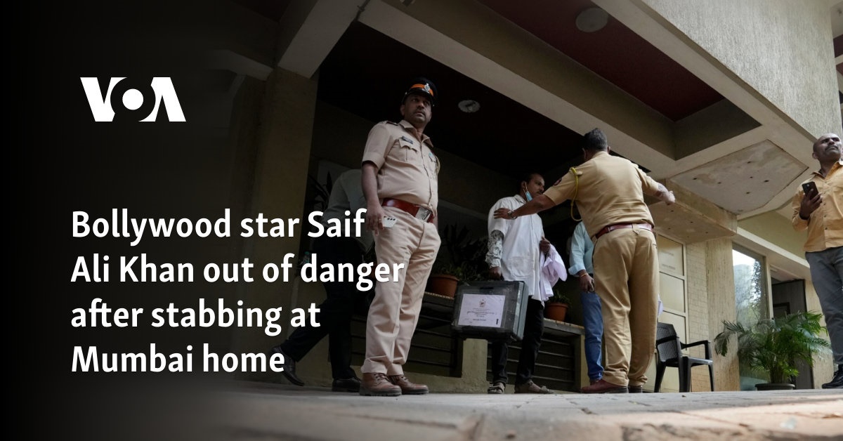 Bollywood star Saif Ali Khan out of danger after stabbing at Mumbai home