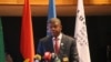Presidente angola na abertura da Bienal de Luanda-Fórum Pan-Africano para a Cultura de Paz