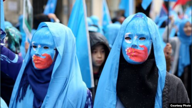 14个国家的海外维吾尔人走上街头，抗议中国政府在新疆的高压政策 