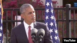 President Obama speaks at 9/11 Pentagon Memorial