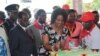 Zimbabwe Mugabe Birthday - First Lady Cuts Cake