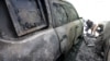 OSCE Vehicles Torched in Eastern Ukraine