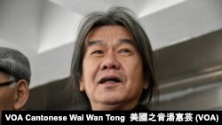 香港社民連前立法會議員梁國雄 (攝影：美國之音湯惠芸）