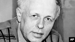 FILE - Soviet dissident Andrei Sakharov is seen in a 1974 photo.