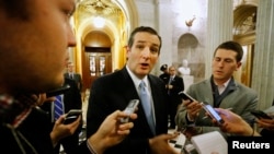 FILE - Republican U.S. Senator Ted Cruz was expected to announce Monday he is running for president in 2016.