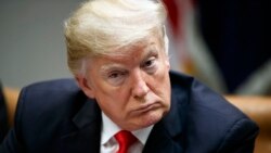 President Donald Trump speaks during a roundtable discussion in the Roosevelt Room of the White House, Dec. 18, 2018.