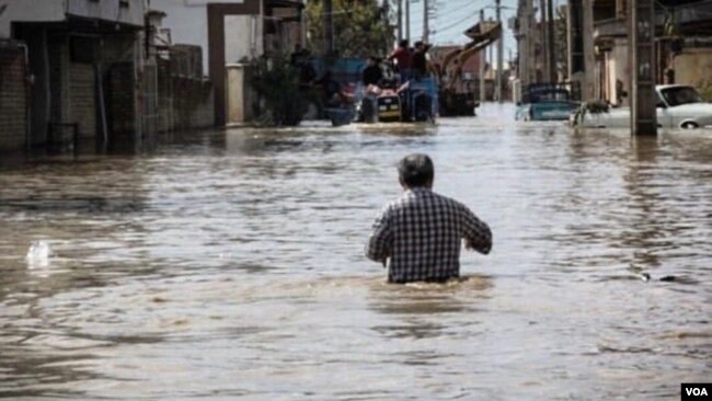 سیل در استان گلستان