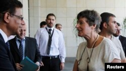 Սիրիայում ՄԱԿ-ի աշխատողը ողջունում է Զինաթափման հարցերով ՄԱԿ-ի բարձր ներկայացուցիչ Անգելա Քանեին