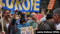 'March for Europe' in London Protests Brexit