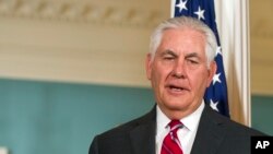 El Secretario de Estado de Estados Unidos Rex Tillerson.
