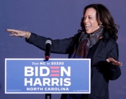 Kamala Harris em campanha a 1 de novembro 2020