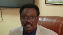 Professeur Mahamoud Youssouf Kayal, ministre de la Santé publique, le 10 mars 2020. (VOA/André Kodmadjingar).