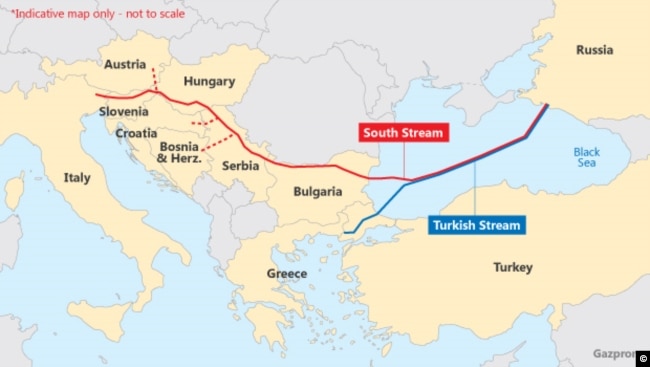 South Stream vs TurkStream