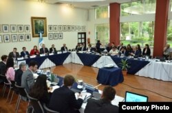 Representatives of the Government of Guatemala and the Department of National Security of the United States of America meet to address issues of security and migratory protection. (Photo courtesy of Guatemala’s Ministry of Foreign Affairs)