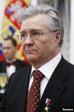 FILE - Vladimir Bogdanov, head of oil company Surgutneftegas, attends an awarding ceremony at the Kremlin in Moscow, Russia April 30, 2016.
