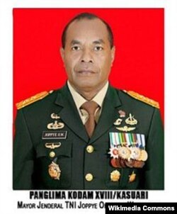 Pangdam XVIII/Kasuari, Mayjen TNI Joppye Onesimus Wayangkau. (Foto: wikipedia)