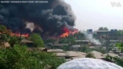 Fire Sweeps Through Rohingya Camp in Bangladesh