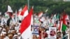 Hàng chục ngàn người Indonesia biểu tình chống quyết định Jerusalem của Trump