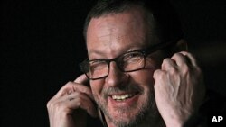 Danish filmmaker Lars Von Trier attends a press conference for Melancholia, at the 64th international film festival, in Cannes, southern France, May 18, 2011
