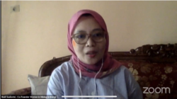 Co-Founder Women in Mining and Energy, Budi Susilorini, Rabu 15 Juli 2020. (Tangkapan layar)