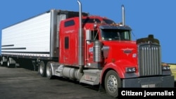 ລົດບັນທຸກໜັກ trucktor trailer