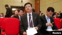 El diplomático de más alto rango de Corea del Norte, Jo Chol Su, asiste a la Conferencia de Noproliferación en Moscú. Nov.8 de 2019. Reuters/Maxim Shemetov.