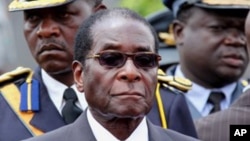 Le président Robert Mugabe du Zimbabwe, 