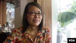 Gender researcher Doan Thi Ngoc says Vietnamese continue to believe women must have a son. (VOA - L. Hoang)