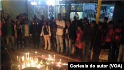 Vigília em homenagem a Gilles Cistac, Maputo, Moçambique