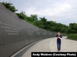 Mikah Meyer at the Martin Luther King, Jr. Memorial in DC, May 10, 2016.