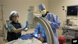Uma biópsia ao coração efectuada num hospital americano