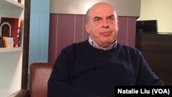Natan Sharansky is seen during an interview at the Hoover Institution’s Washington offices in November 2017.