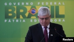 Le procureur général du Brésil Rodrigo Janot, Brasilia, 17 septembre 2015