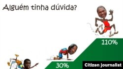 Desenho satírico sobre eleições em Moçambique
