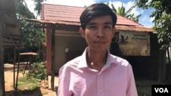 FILE: Chin Sokngeng, new elected chief commune in Sala Kamreuk district of Siem Reap town, Cambodia, June 2017. (Thida Win/VOA Khmer)