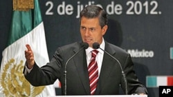 Mahkamah tertinggi Meksiko telah menolak gugatan untuk membatalkan kemenangan Presiden terpilih, Pena Nieto dalam pilpres 1 Juli lalu (foto: dok).