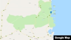 Mapa Quissanga, Moçambique