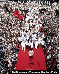 Kampanye Akbar Prabowo-Sandi di Gelora Bung Karno di Jakarta pada 7 April 2019. (Foto: Oyi Kresnamurti/Facebook)