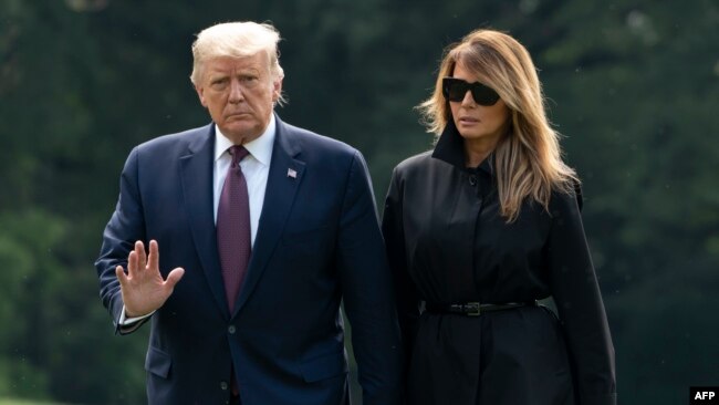Tổng thống Hoa Kỳ Donald Trump và đệ nhất phu nhân Melania vừa có kết quả dương tính với virus corona.